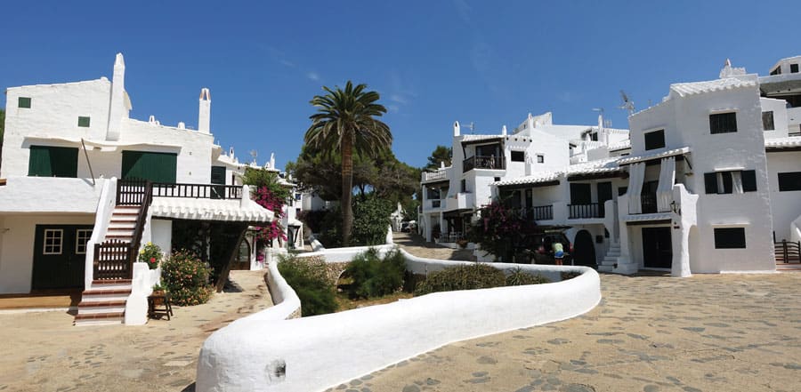 Minorka Hiszpania Binibequer-village