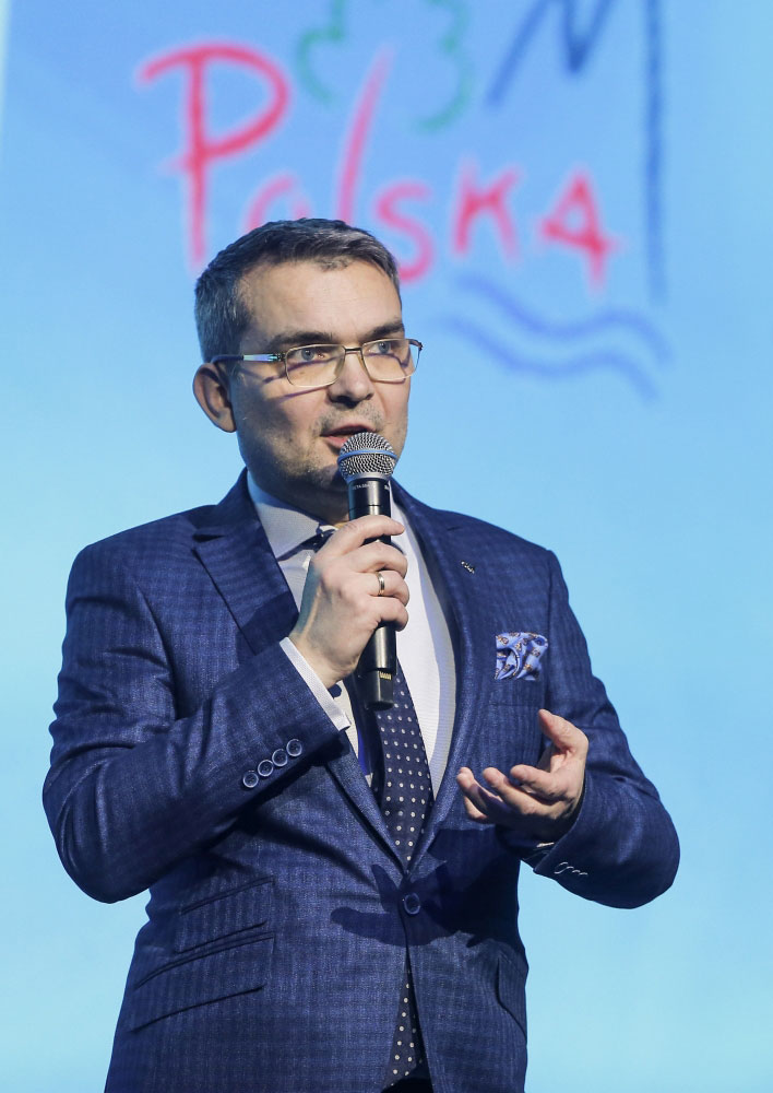 Uroczystość wręczenia nagr&oacute;d otworzył Wiceprezes Polskiej Organizacji Turystycznej, Marcin R&oacute;życki