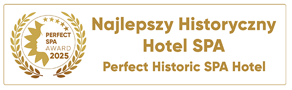 Zwycięzca Perfect SPA Awards 2025 w kategorii Najlepszy Historyczny Hotel SPA Perfect SPA Award 205